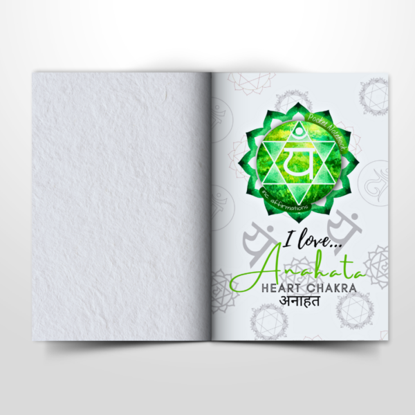 Heart Chakra Pocket Notebook | Inc. Affirmations - Image 5