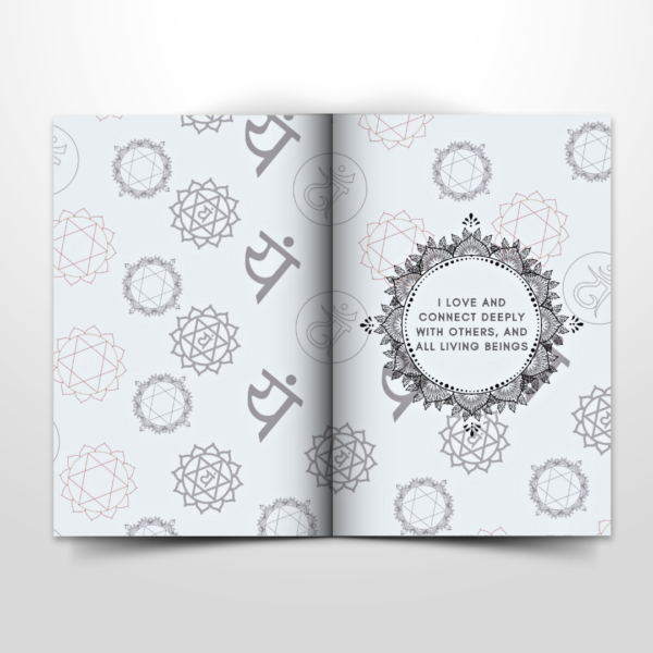 Heart Chakra Pocket Notebook | Inc. Affirmations - Image 13