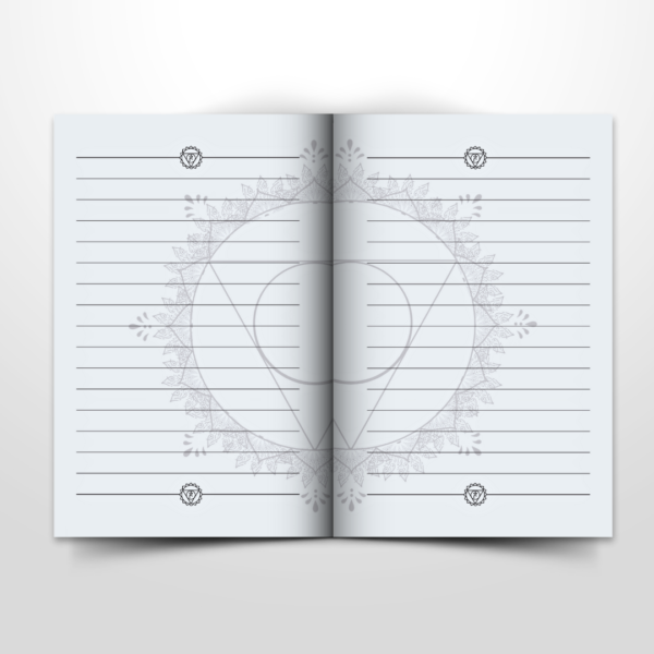 Throat Chakra Pocket Notebook | Inc. Affirmations - Image 11