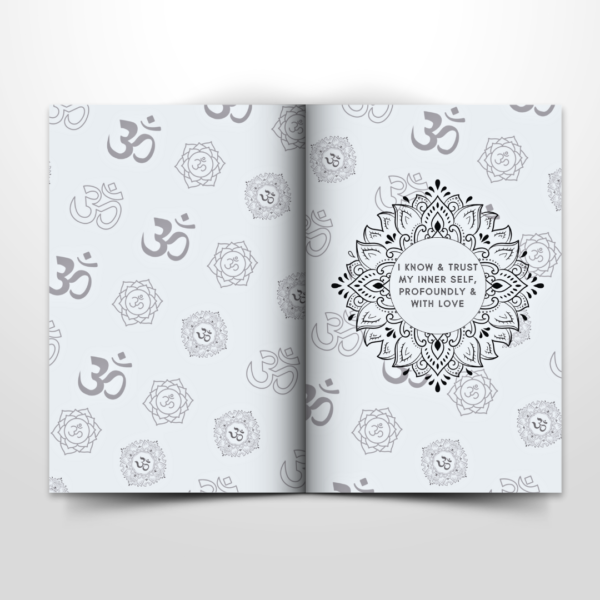 Crown Chakra Pocket Notebook | Inc. Affirmations - Image 13