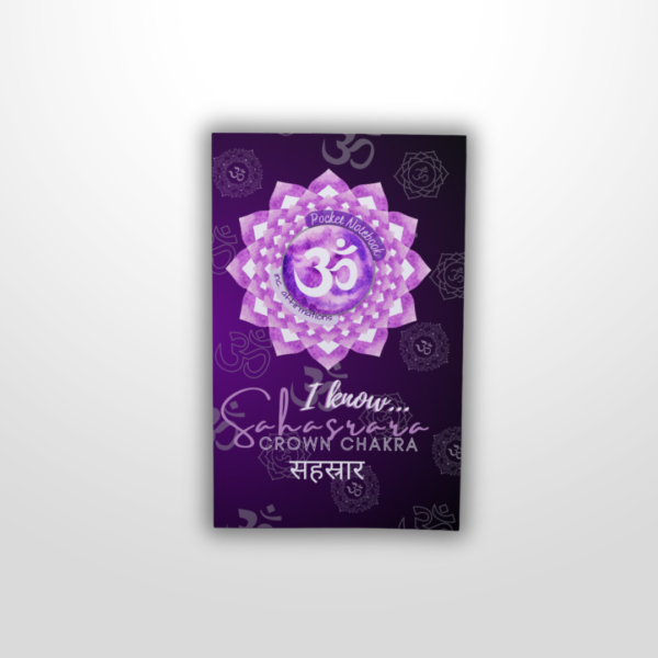 Crown Chakra Pocket Notebook | Inc. Affirmations - Image 3