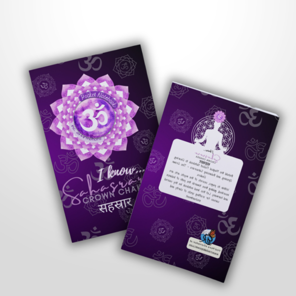 Crown Chakra Pocket Notebook | Inc. Affirmations - Image 2