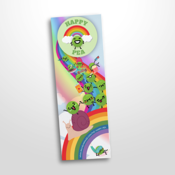 The Happy Pea Rainbow Bookmark