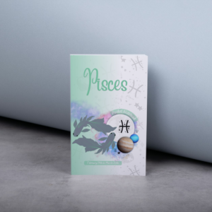 Pisces zodiac pocket notebook featuring the Fish symbol and astrology-inspired artwork.