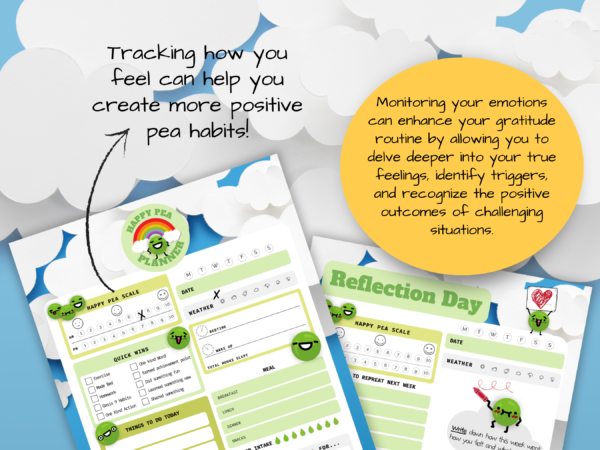 Happy Pea Planner & Reflection Digital Print - Image 5