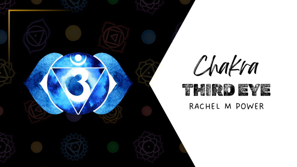 Indigo Third Eye Chakra symbol associated with intuition, insight, awareness and spiritual connection.