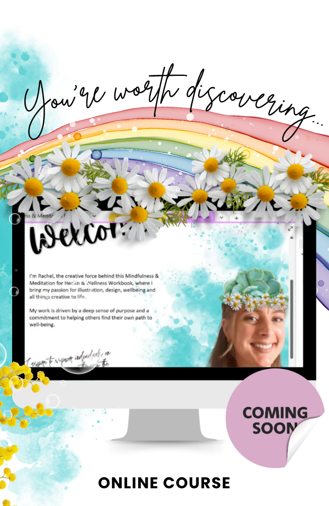 Online mindfulness and meditation course by Rachel M Power designed to support wellbeing, relaxation, and personal development.
